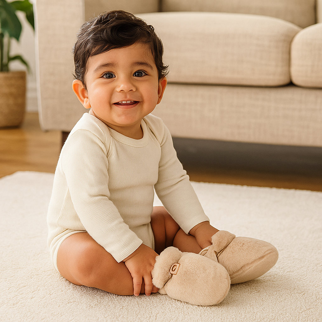 Zapatillas de calcetín suaves para bebés