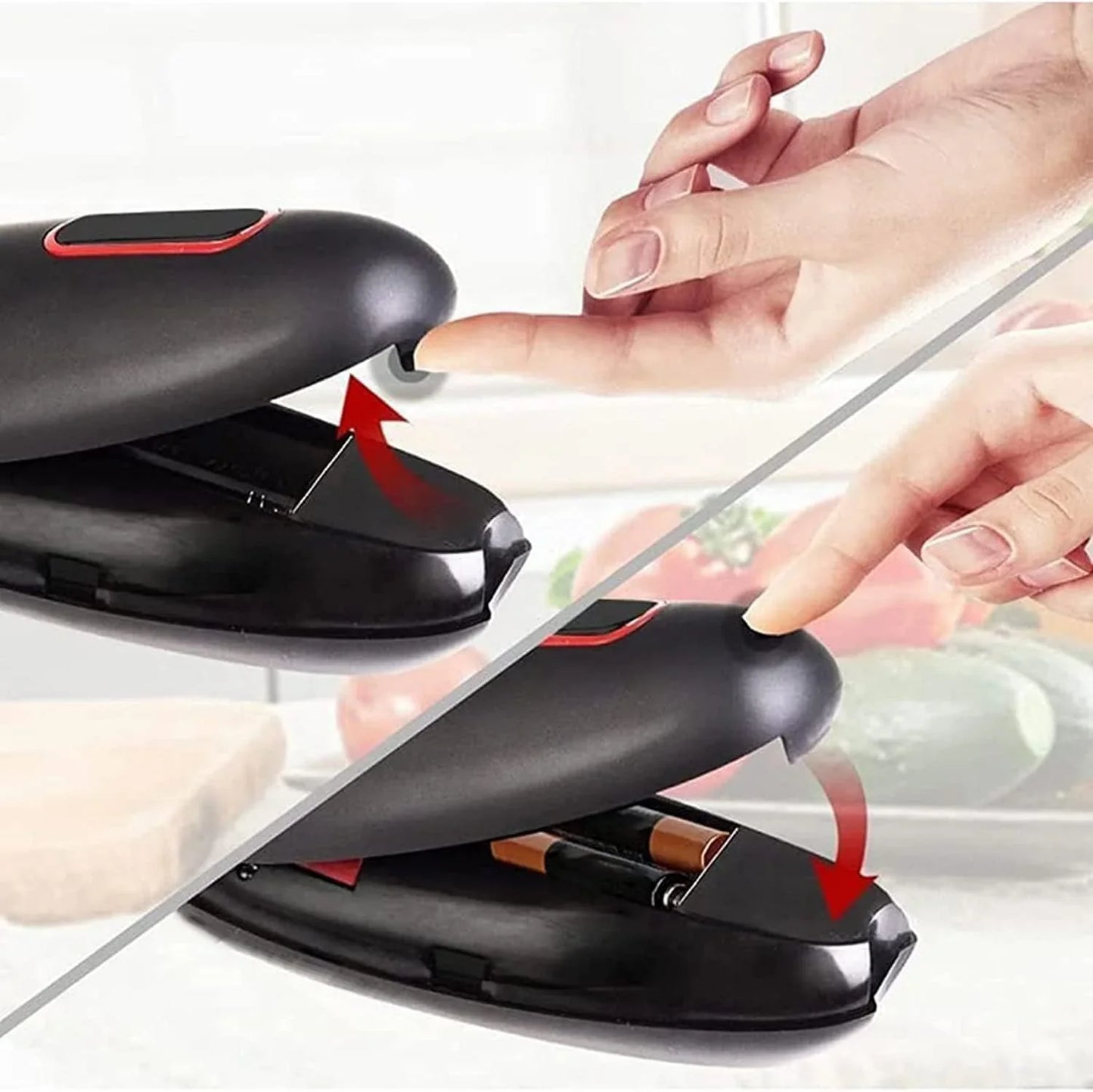 Abrelatas Automático Con Mango Ergonómico Y Funcionamiento Con Un Solo Botón
