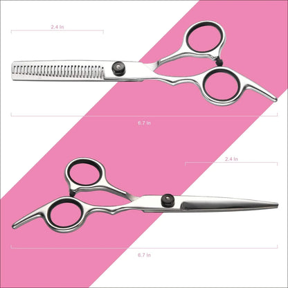 Juego Profesional para el Cuidado Del Cabello | Tijeras de Corte y Adelgazamiento para Peinados Precisos