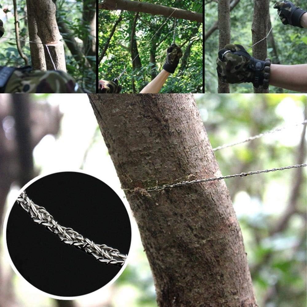 Sierra de Hilo para Jardín y Exteriores - Sierra Compacta para Aventuras y Jardinería