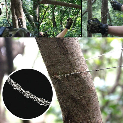 Sierra de Hilo para Jardín y Exteriores - Sierra Compacta para Aventuras y Jardinería