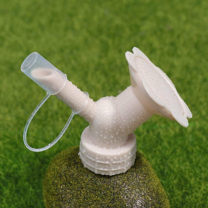 Boquilla Pulverizadora de Botella con Doble Tapón 2 en 1 - Mini Cabezal Pulverizador para Riego de Jardines