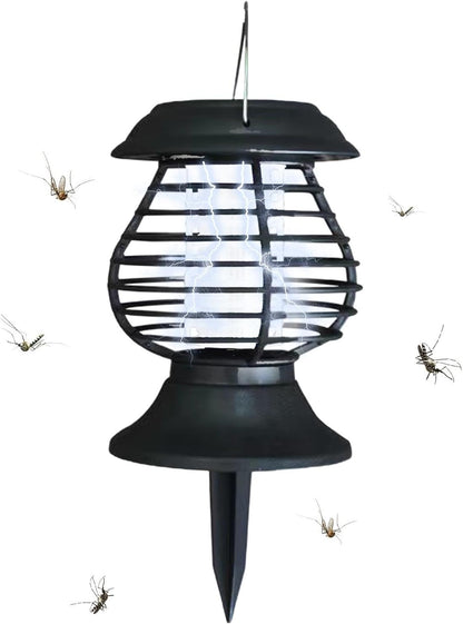 Lámpara Solar Repelente de Insectos con Luz Led - Eficaz Control de Mosquitos para el Jardín