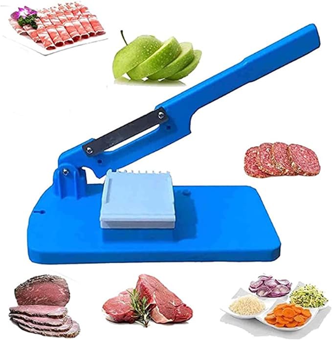 Cortadora De Alimentos Multifunción Manual - Robusta Cortadora De Carne Y Verduras Para Alimentos Congelados