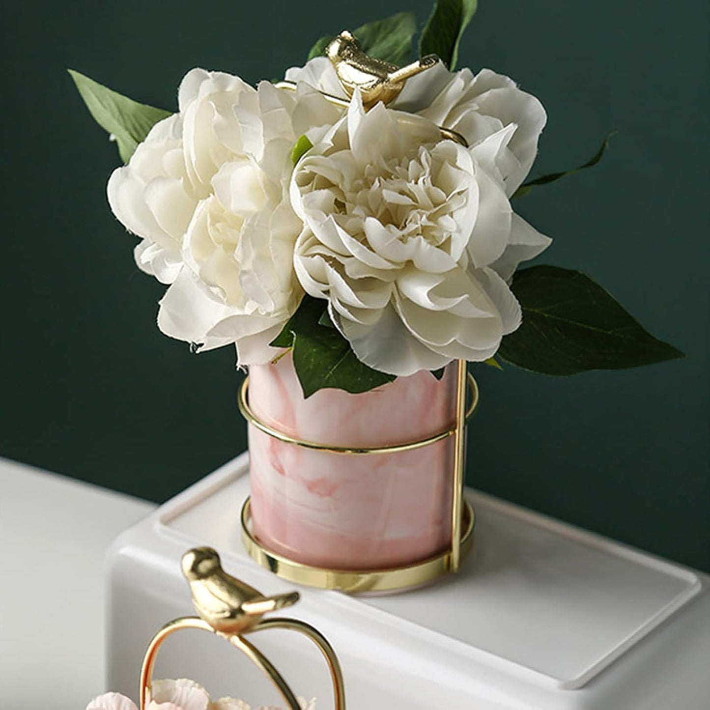 Maceta De Flores Con Diseño De Pájaro Para Una Decoración Con Estilo