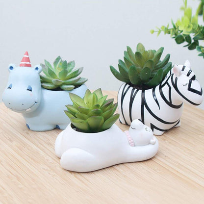 Maceteros de Animales - Divertidos Diseños de Animales para Suculentas y Cactus