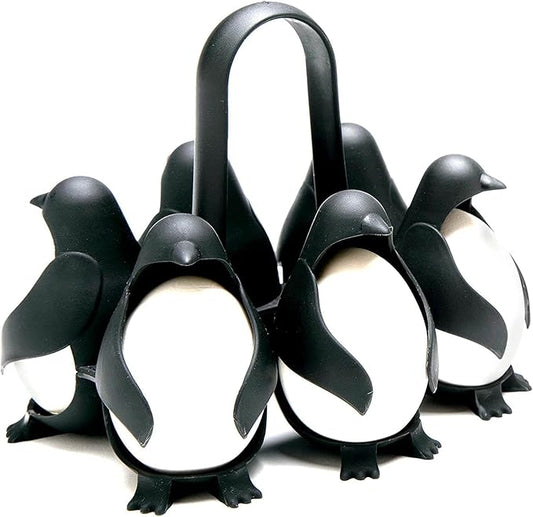 Portahuevos 3 En 1 Con Simpático Diseño De Pingüino