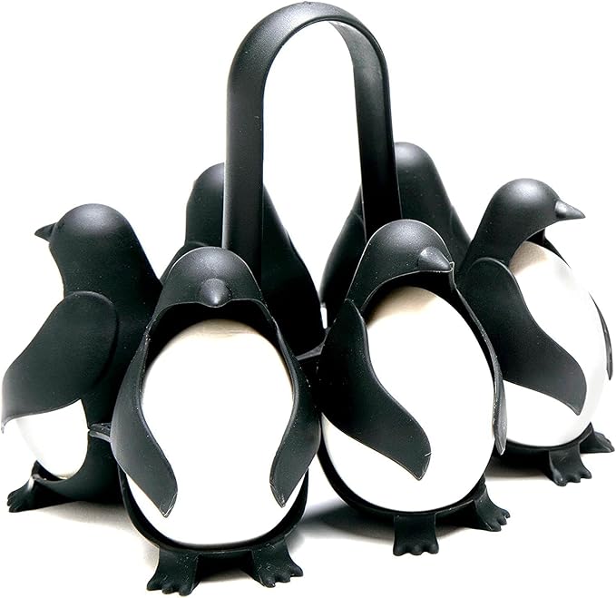 Portahuevos 3 En 1 Con Simpático Diseño De Pingüino