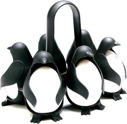 Portahuevos 3 En 1 Con Simpático Diseño De Pingüino