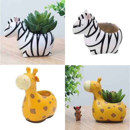 Maceteros de Animales - Divertidos Diseños de Animales para Suculentas y Cactus