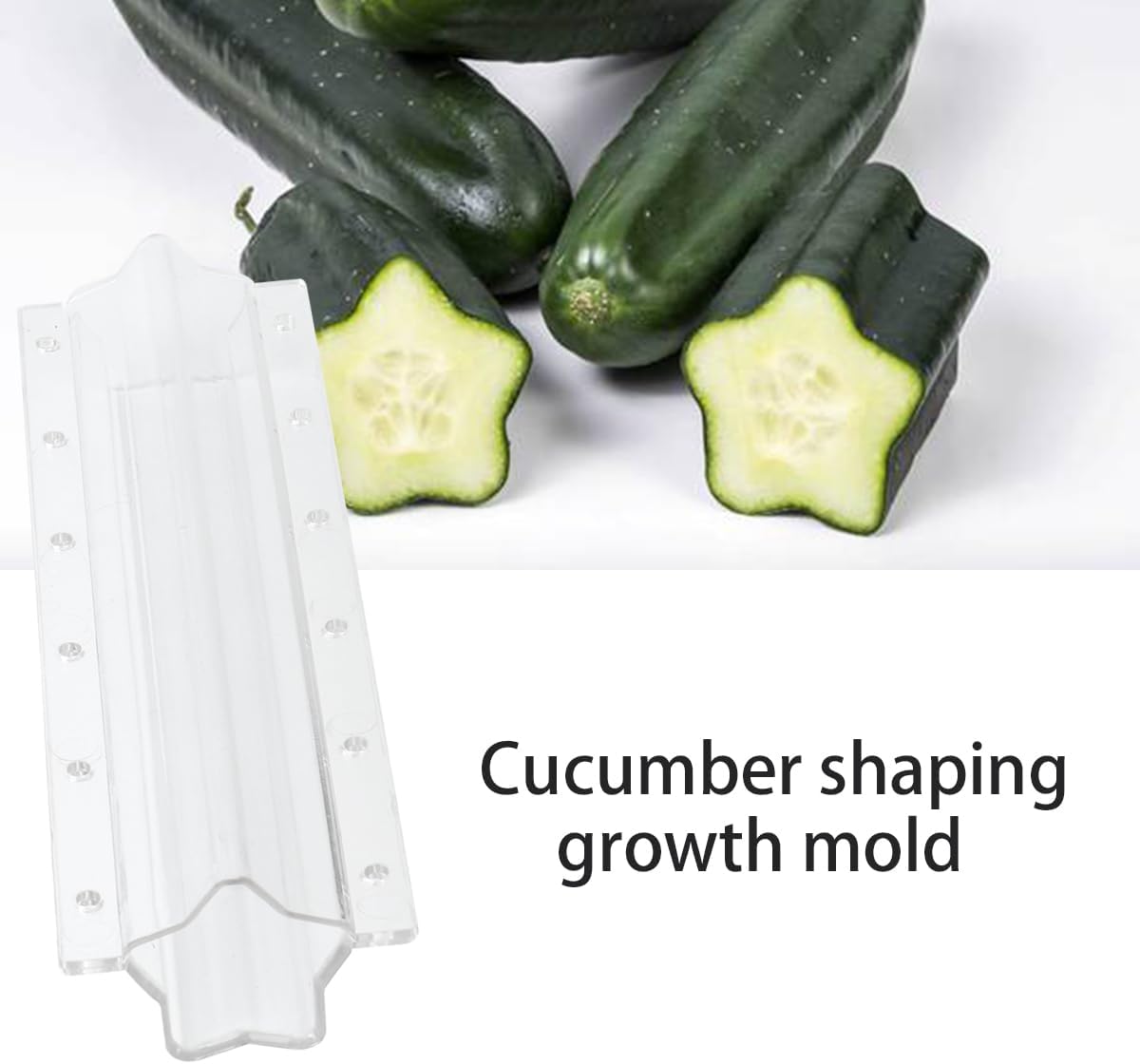 Molde De Verduras En Forma De Estrella Para Pepinos - Carril De Moldeo Creativo Para Frutas Y Verduras