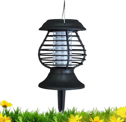 Lámpara Solar Repelente de Insectos con Luz Led - Eficaz Control de Mosquitos para el Jardín