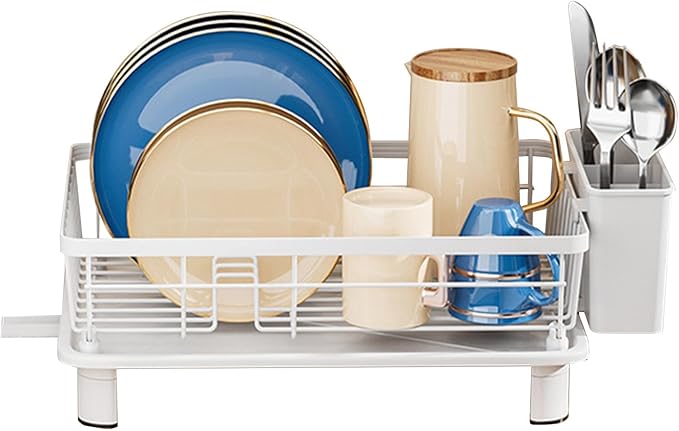 Práctico Secador de Vajilla con Escurridor de Agua