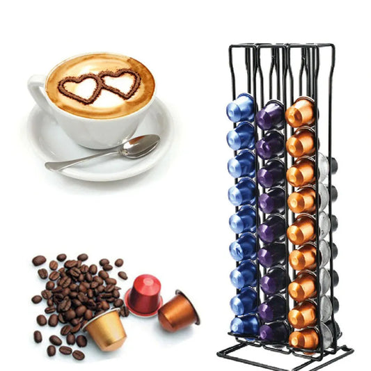 Estiloso Soporte De Pie Para Cápsulas De Café , Que Ahorra Espacio Y Es Moderno Para Cápsulas De Café , Que Ahorran Espacio Y Son Modernas