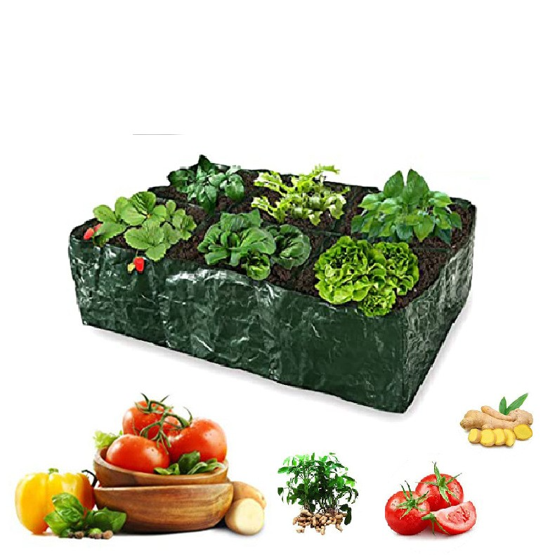 Bolsa de Plantación con Múltiples Compartimentos - Robusto Almacenamiento de Jardín para Plantas y Hierbas