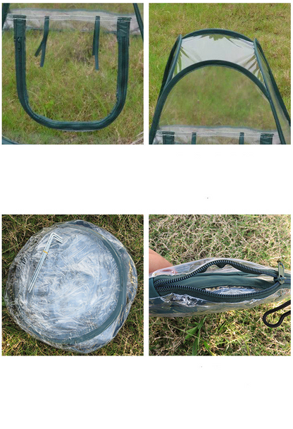 Carpa Protectora Compacta Para Plantas De Jardín - Invernadero Transparente