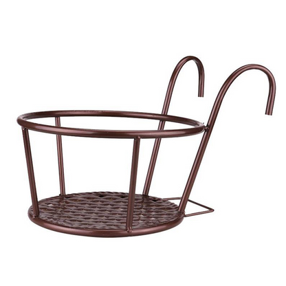 Cesto De Metal Para Plantas Colgantes - Maceta De Balcón Con Gancho Para Jardín Y Terraza Para Plantas De Jardín Y Terraza