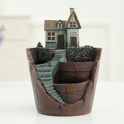 Maceta Decorativa de Plantas Suculentas para Mini Jardín - Maceta Bonsái para Micro Paisaje y Jardín