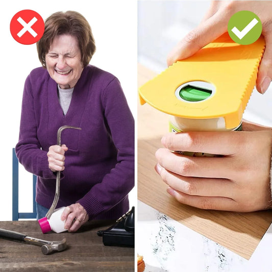 Abrebotellas Ergonómico Con Práctico Mango Para Facilitar Su Uso