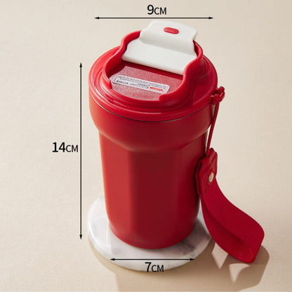 Taza de Café de Acero Inoxidable con Indicador Led de Temperatura 450 Ml