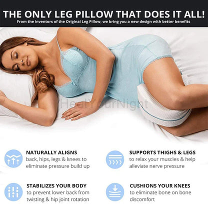 Cojín Ergonómico de Espuma con Memoria para las Piernas