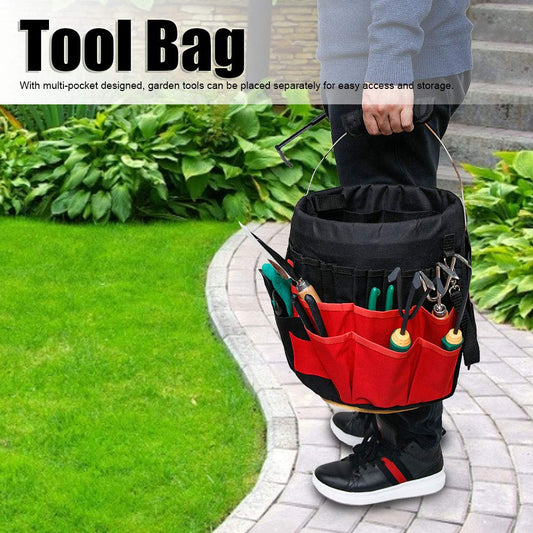 Bolsa De Almacenamiento De Herramientas De Jardín Multifuncional De 42 Bolsillos - Almacenamiento Grande Para Herramientas Bolsa De Almacenamiento De Herramientas De Jardín Multifuncional De 42 Bolsillos