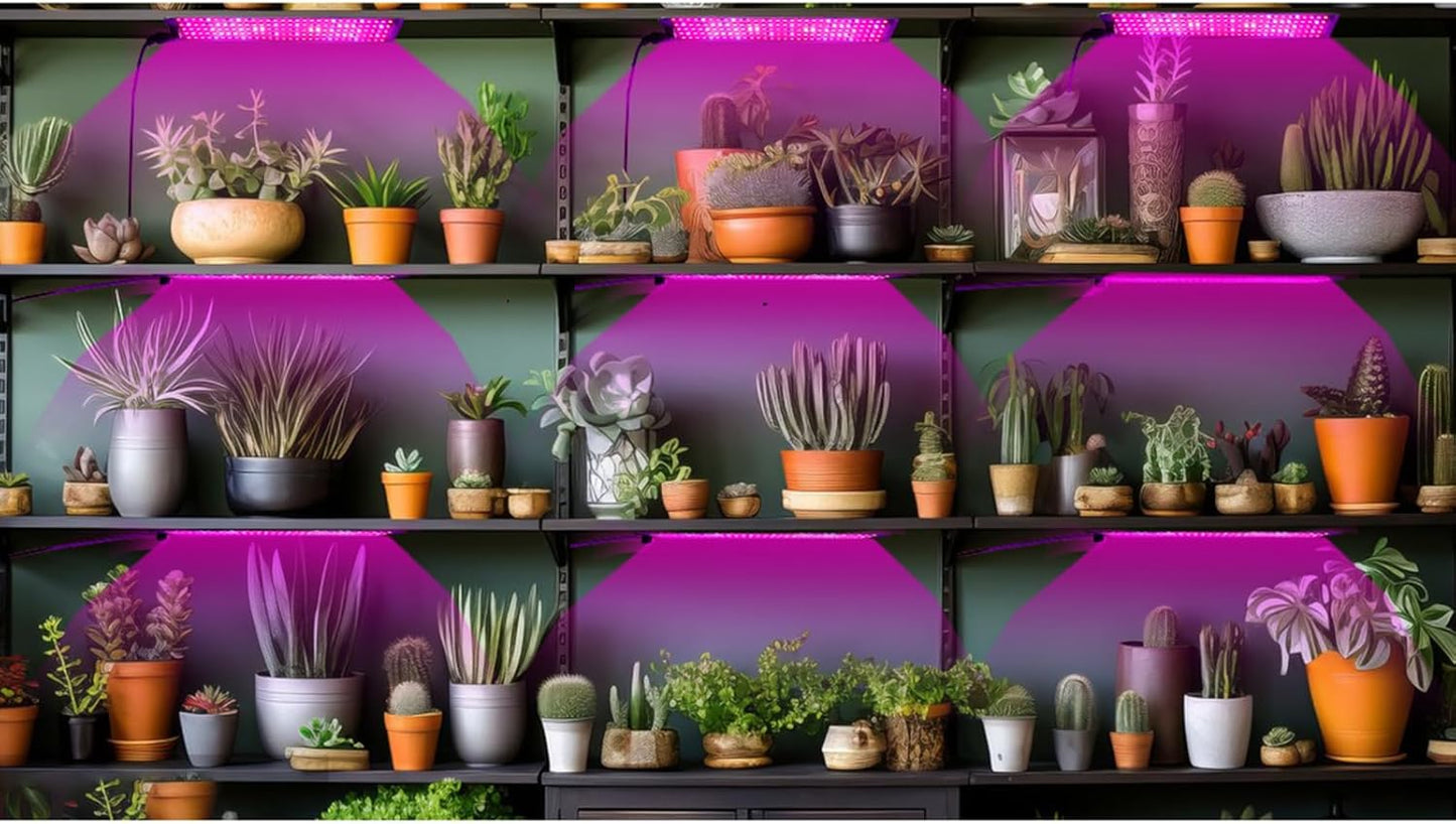 Panel De Luz Led Quantum Para Plantas Para Fomentar El Crecimiento Y El Color - Con Modo De Luz Regulable
