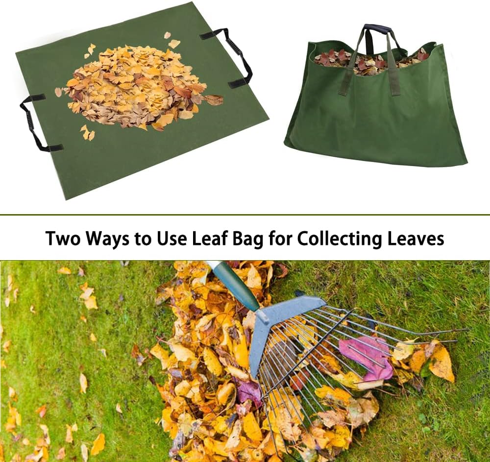 Bolsa Plegable Para Residuos De Jardín - Robusta Bolsa De Recogida Para Hojas Y Residuos De Jardín Bolsa Plegable Para Residuos De Jardín