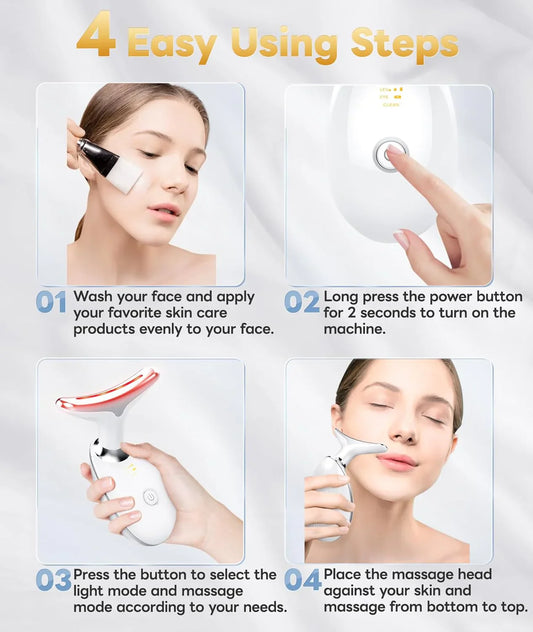 Máscara Facial Led Radiantglow de 7 Colores
