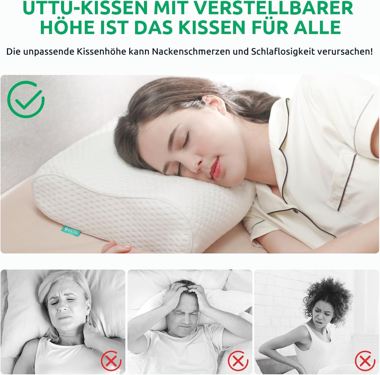 Almohada Cervical Ortopédica Ergonómica Almohada Cervical Ortopédica Ergonómica