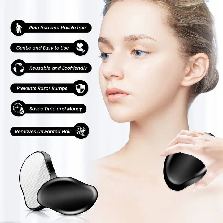 Depiladora de Cristal Smoothskin - Indolora , Reutilizable y Fácil de Usar Depiladora de Cristal Smoothskin