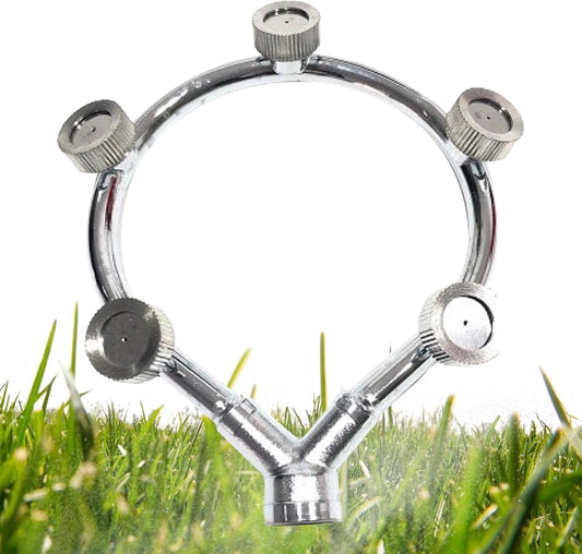 Boquilla Multiboquilla De Anillo De Acero Inoxidable De Alta Presión - Accesorio De Pulverización Eficaz Para El Riego De Jardines Para El Riego De Jardines