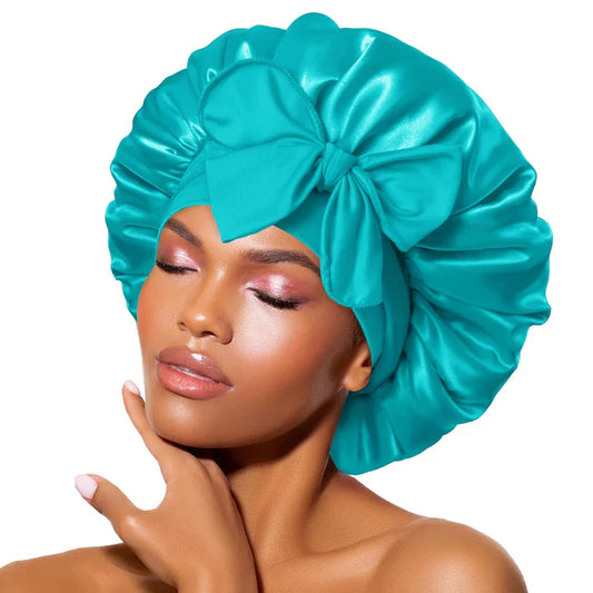 Diadema de Satén - Confortable Gorro de Dormir para Mujer Cómodo Gorro de Dormir para Mujer