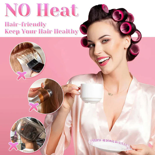 Rulos de Pelo Autoadhesivos | para unos Rizos Voluminosos y Duraderos para unos Rizos Voluminosos y Duraderos