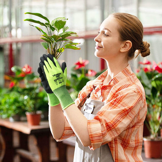 Guantes de Trabajo con Agarre Milagroso - Guantes Antideslizantes para Jardinería y Manualidades Guantes de Trabajo con Agarre Milagroso