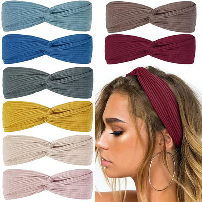 Diademas de Torsión Acanaladas - Diseño Boho