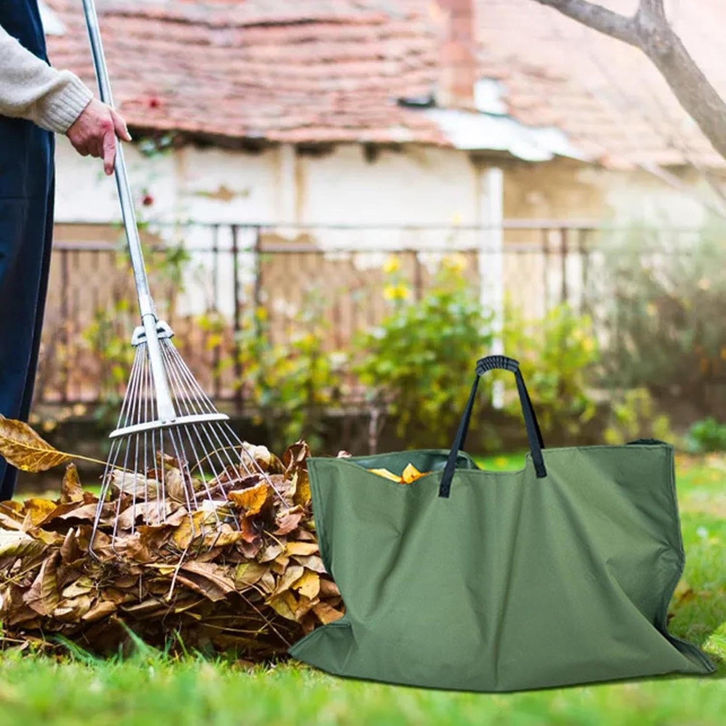 Bolsa Plegable Para Residuos De Jardín - Robusta Bolsa De Recogida Para Hojas Y Residuos De Jardín Bolsa Plegable Para Residuos De Jardín