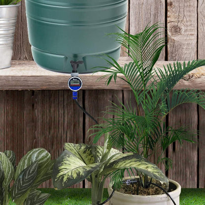 Temporizador Digital De Agua Con Pantalla LCD - Riego Automático Del Jardín Para Plantas
