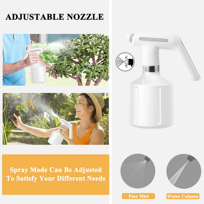 Botella Pulverizadora Eléctrica Para Plantas - Regadera Automática Con Cómoda Asa