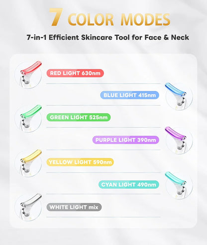 Máscara Facial Led Radiantglow de 7 Colores