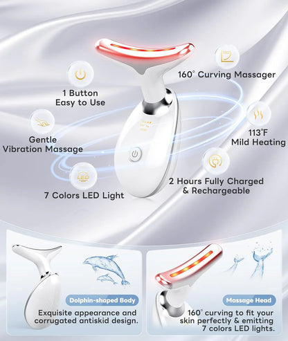 Máscara Facial Led Radiantglow de 7 Colores