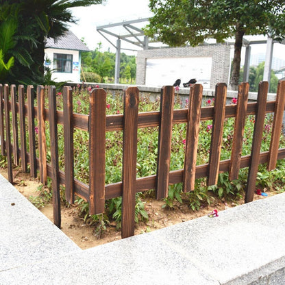 Valla Decorativa de Jardín de Madera para Parterres y Zonas Al Aire Libre