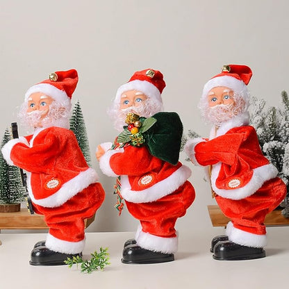 Juguete infantil de papá noel bailarín