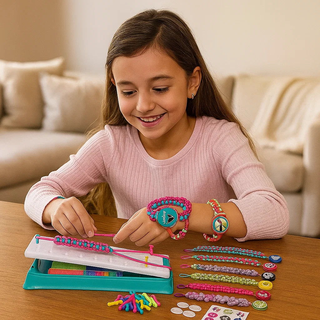 Set creativo para trenzar pulseras