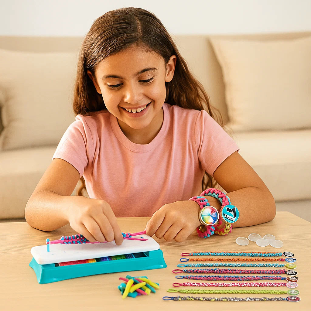 Set creativo para trenzar pulseras