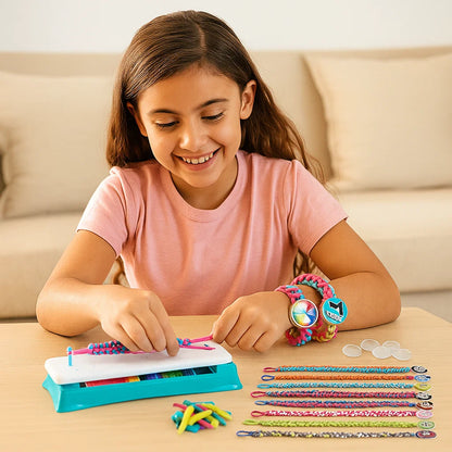 Set creativo para trenzar pulseras
