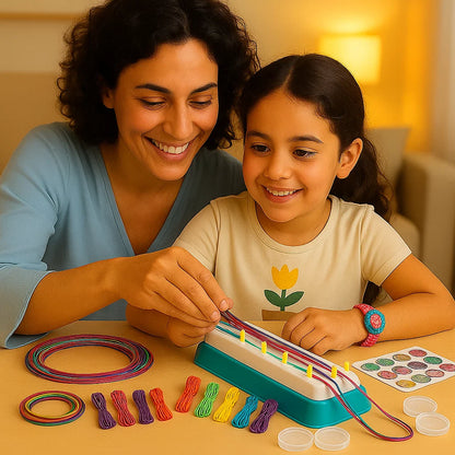 Set creativo para trenzar pulseras