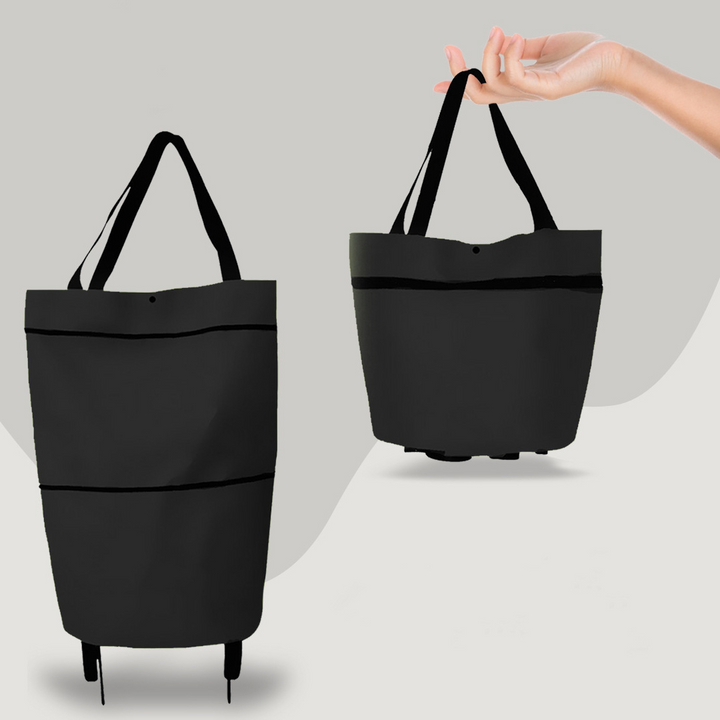 Bolsa De La Compra Plegable 2 En 1 Con Ruedas Bolsa De La Compra Plegable 2 En 1