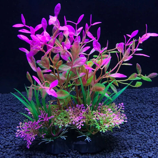Plantas Artificiales para Acuarios - Decoración Realista para Acuarios en Varios Colores Plantas Artificiales para Acuarios