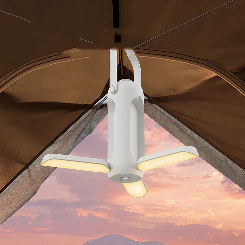 Lámpara De Camping Portátil Versátil Con Brazos Flexibles - Para Tiendas De Campaña Y Uso Al Aire Libre
